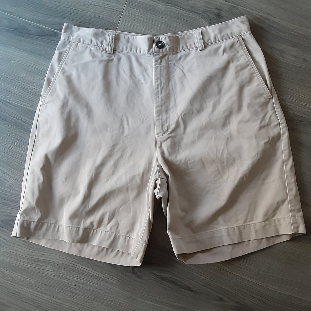 Polo Ralph Lauren Philip Short Mens 36 Tan Khaki Cotton Twill Chino Shorts